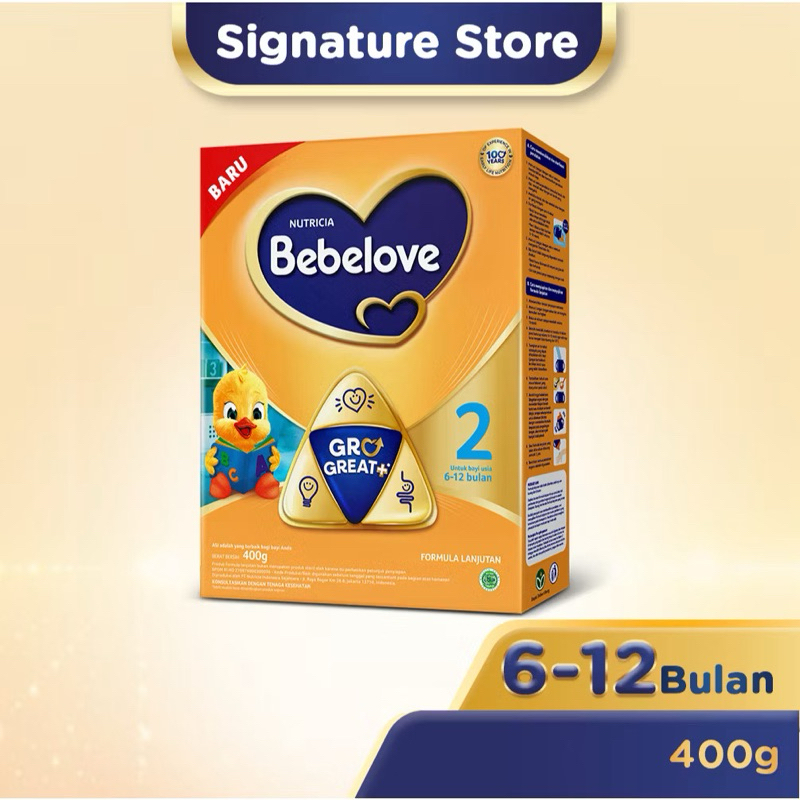 

bebelove 2 400g (susu formula lanjutan)