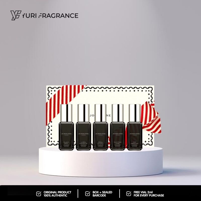 Jo Malone Set 5 x 9ml Original Box Segel Lengkap