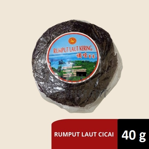 

RUMPUT LAUT KERING IMPOR CHINA DRIED SEAWEED 40G CHEN LIANG JI