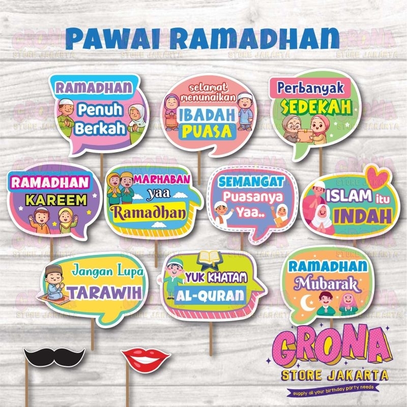 Photobooth Pawai Ramadhan / Props Pawai Ramadhan / Pawai Ramadhan / Photobooth Ramadhan PAUD SD TK