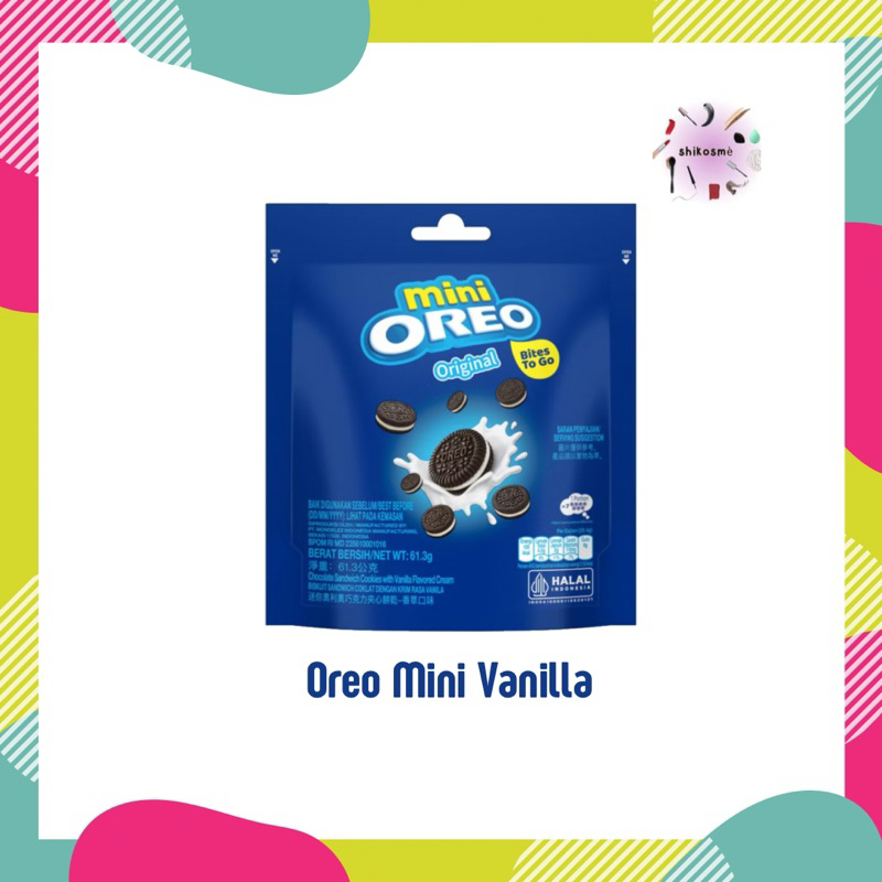 

Oreo Mini Vanilla Cream Biscuit Sandwich Pouch 61.3 gr