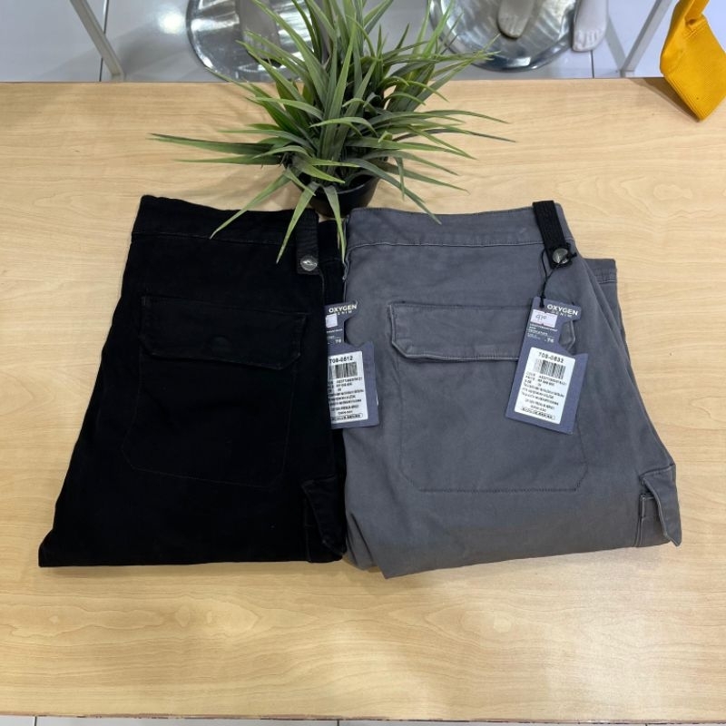 celana cargo panjang oxygen pria original STRETCH/MELAR
