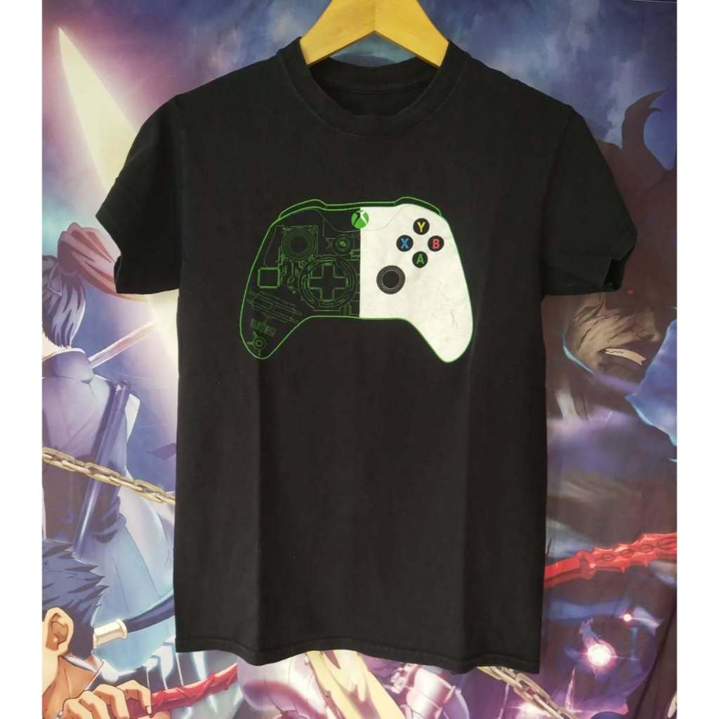 Xbox Joystick Graphic Official Game Tee Kaos Tshirt Original Second Merch Japan Korea Brand Vintage 