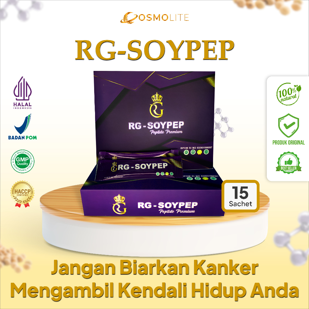 RG SOYPEP - Premium Peptide Suplemen Regenerasi Sel Tubuh Obat Kanker Obat Stroke