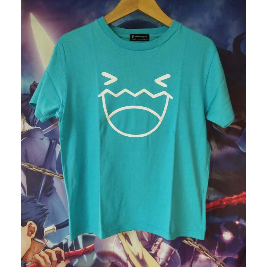 Pokemon Center Wobbufet Face Official Anime Tee Kaos Tshirt Original Second Merch Japan Korea Brand 