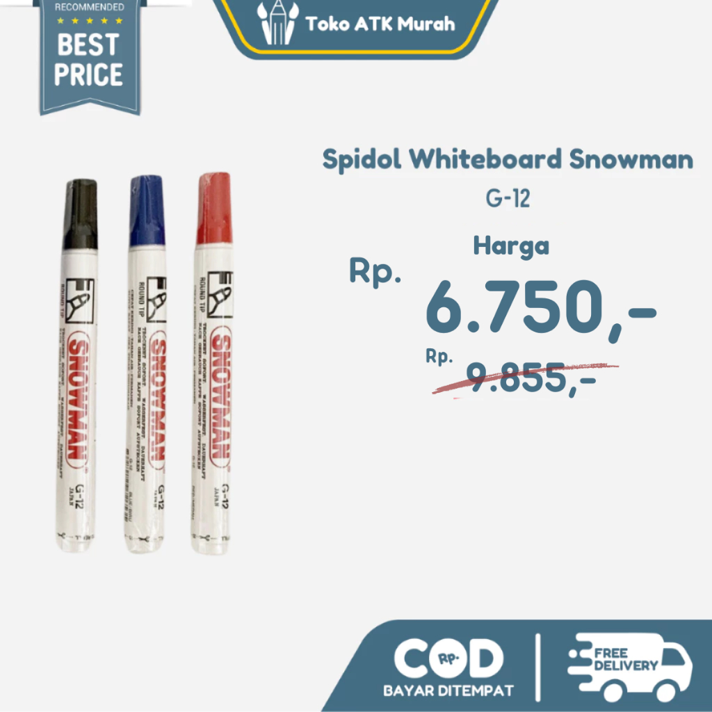 

Spidol Permanent Snowman G-12