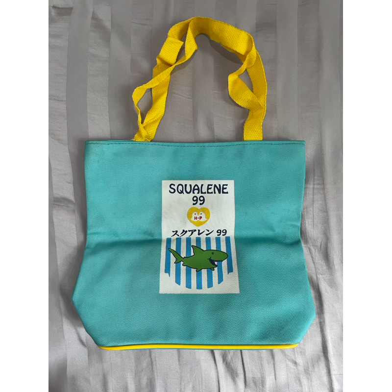 PRELOVED tas jinjing tote bag hijau green wanita anak