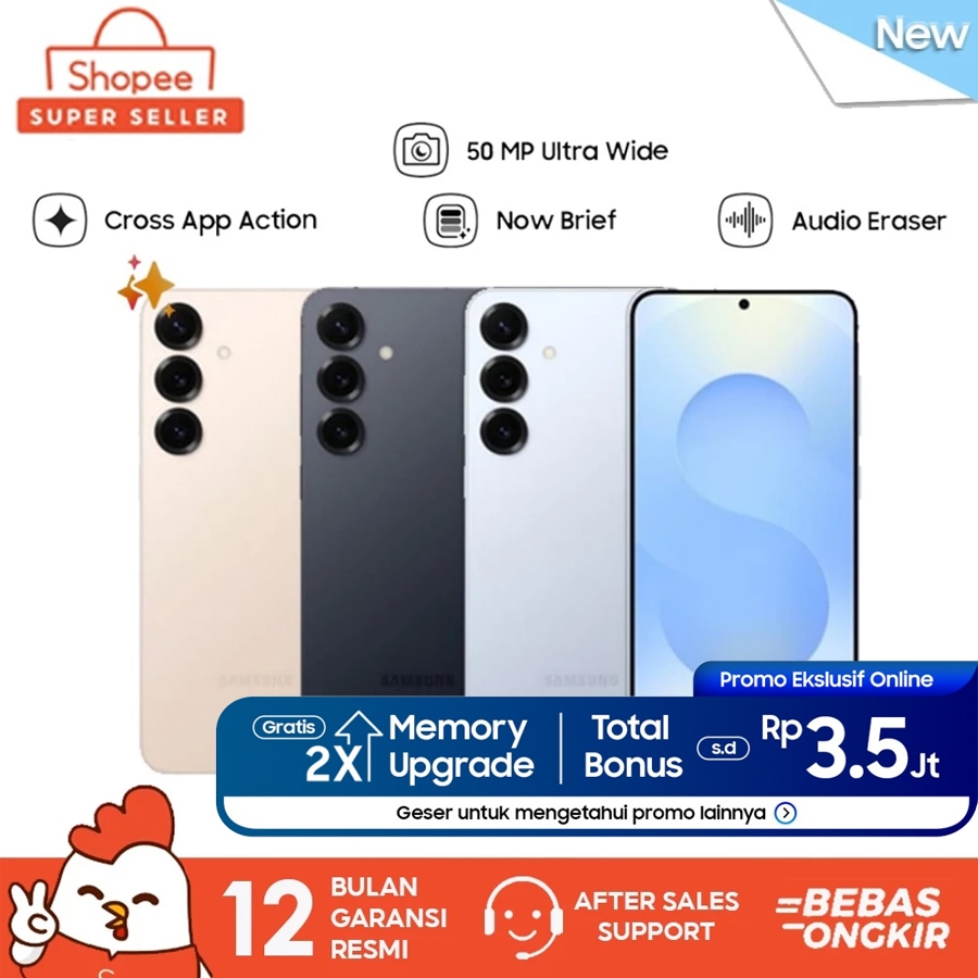 Samsung Galaxy S25 / S25+ 12/512GB Snapdragon 8 Elite Garansi Resmi SEIN Silver Shadow Icy Blue Mint