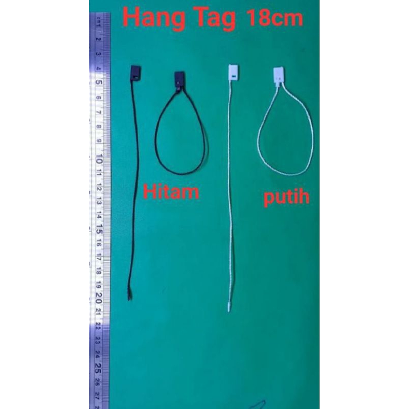 

TALI HANG TAG 18CM HITAM & PUTIH