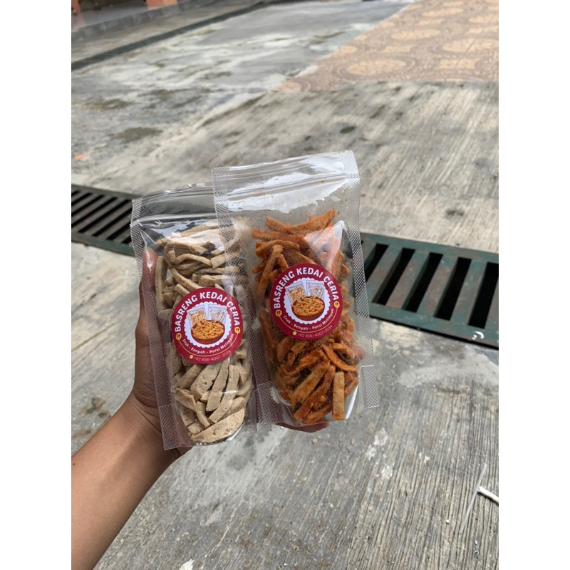 

Basreng pedas daun jeruk & original