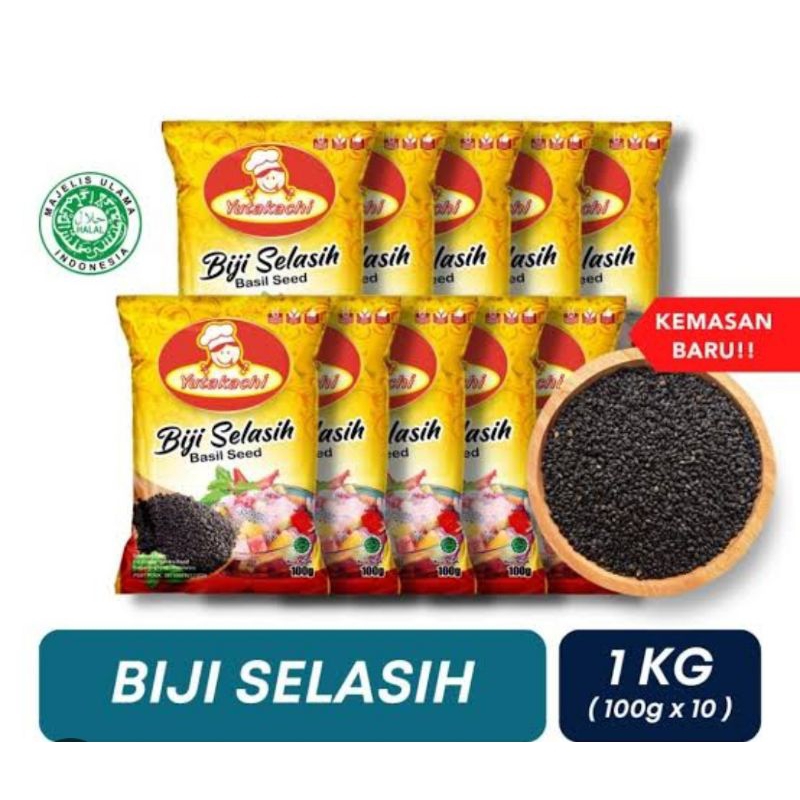

Biji Selasih 1kg Yutakachi 1pcs