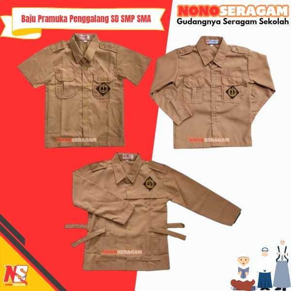 Seragam Sekolah Pramuka Baju Pramuka Penggalang Laki Baju Pramuka Penggalang Putri SD SMP SMA SMK