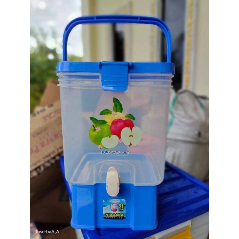 Dispenser Niagara Kimplast Ukuran 21 Liter Bahan Plastik Tebal