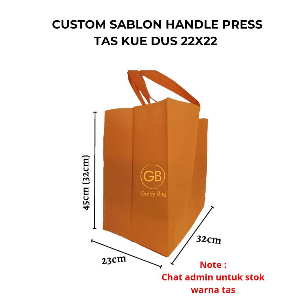

SABLON TAS GOODIE BAG DUS KUE 22X22