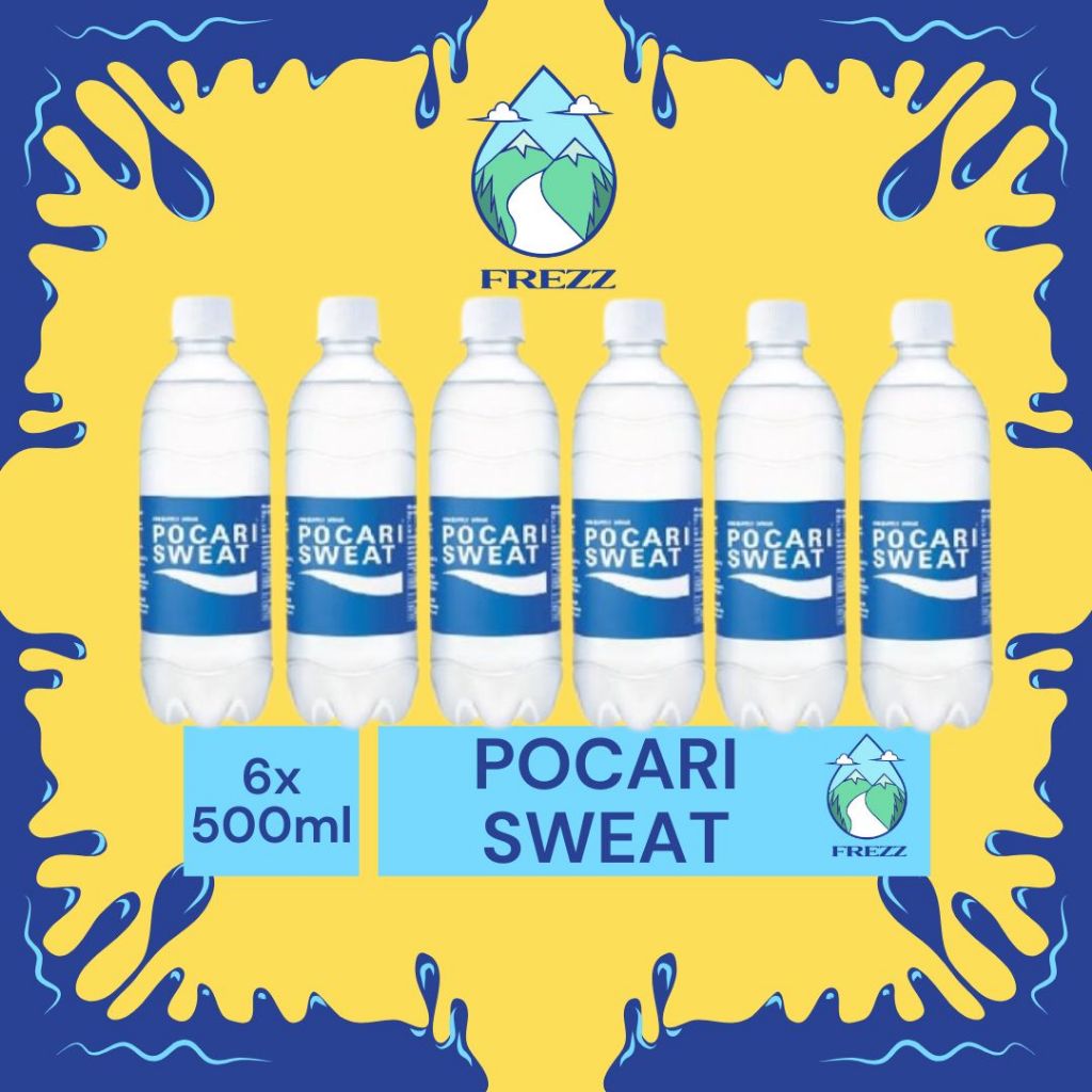 

(INSTANT) POCARI SWEAT 500 Isi 6 BOTOL Per PAKET - READY ION 500ML, 350ML, KALENG, SATUAN, Air Kemasan ISOTONIK Minuman Kardus