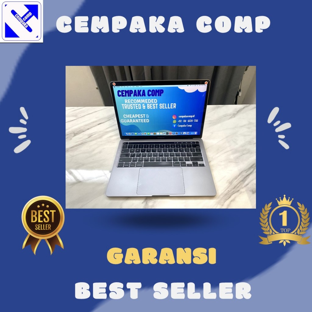 MacBook Pro Retina 13 2020 i7 32GB SSD 1TB Garansi