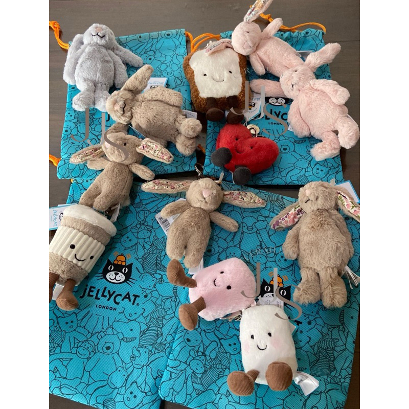 [ready] jellycat bag charms
