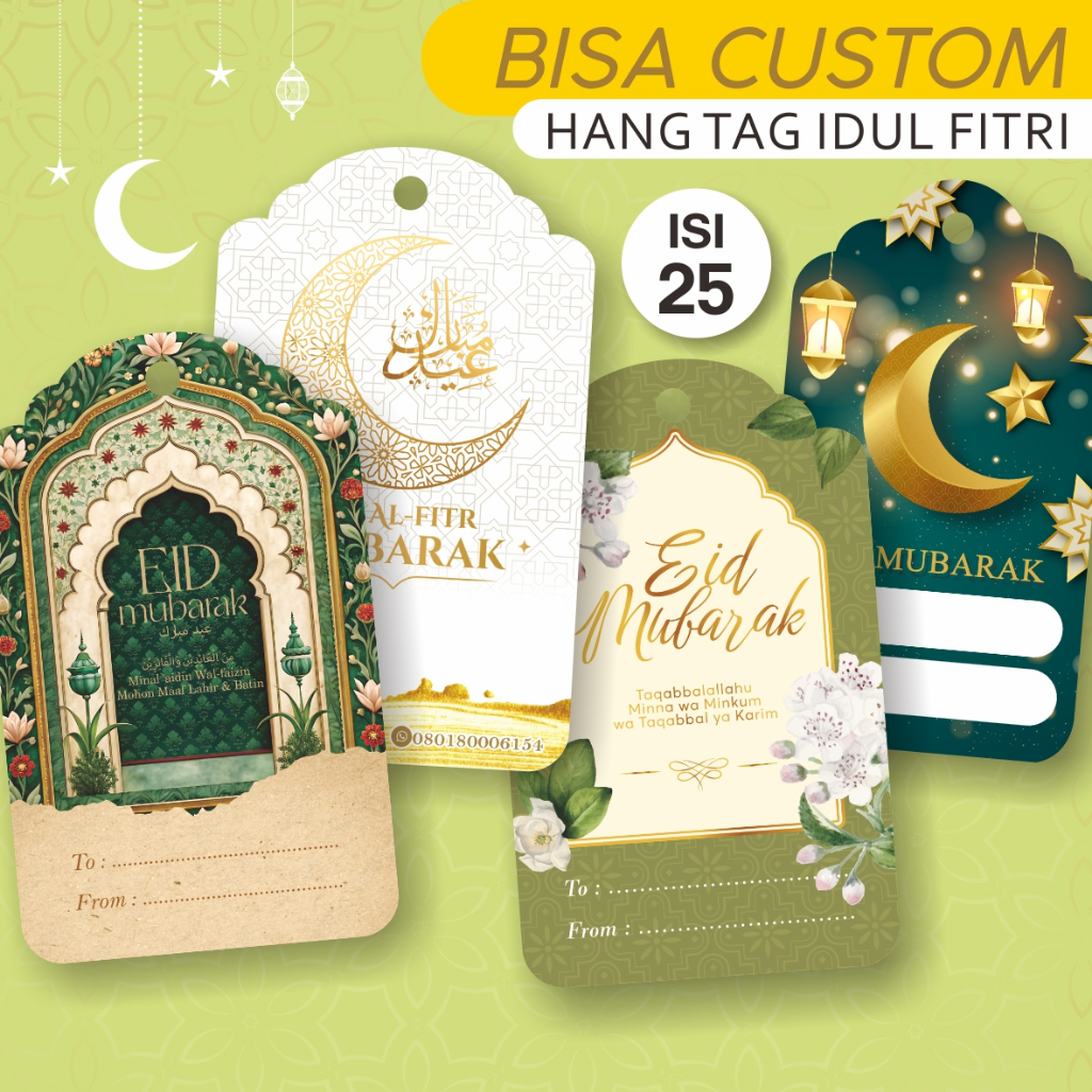 

HANGTAG LEBARAN RAMADHAN IDUL FITRI LABEL TAG PARCEL