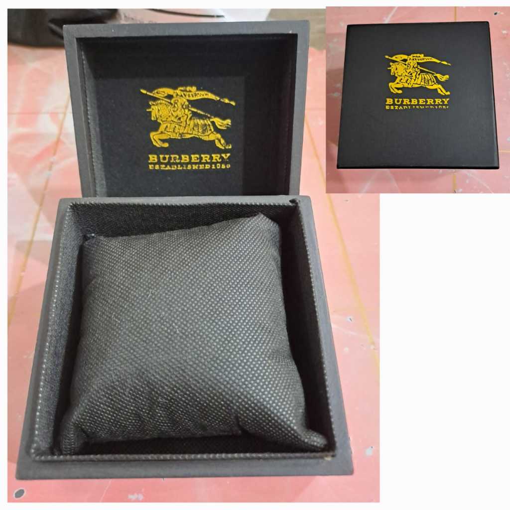 Kotak Kayu Jam Tangan / Box Kayu Jam Tangan Burberry