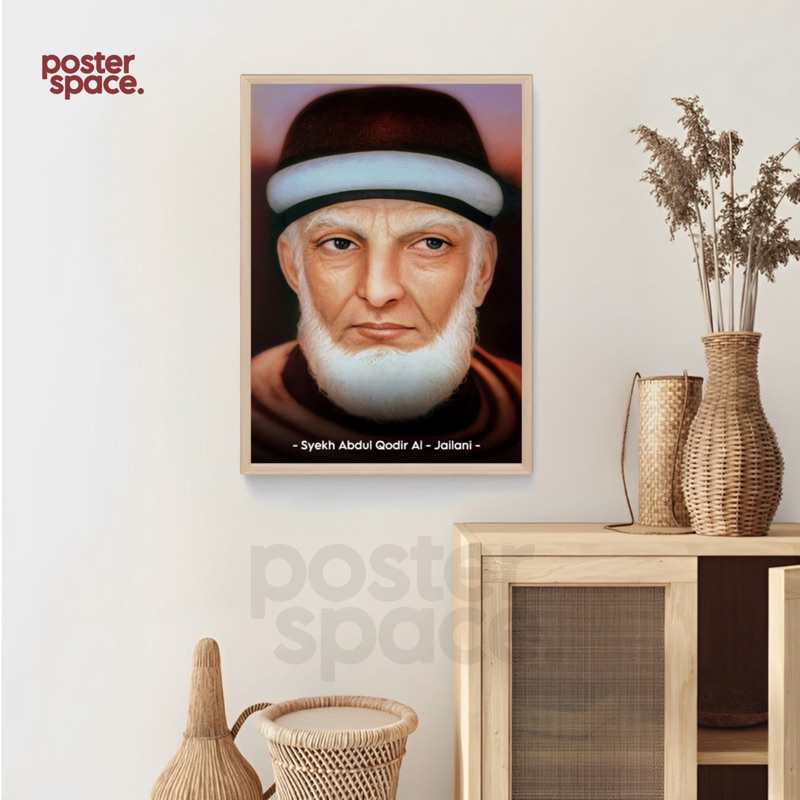 Poster Kanvas Syekh Abdul Qodir Al - Jailani | Posterspace.