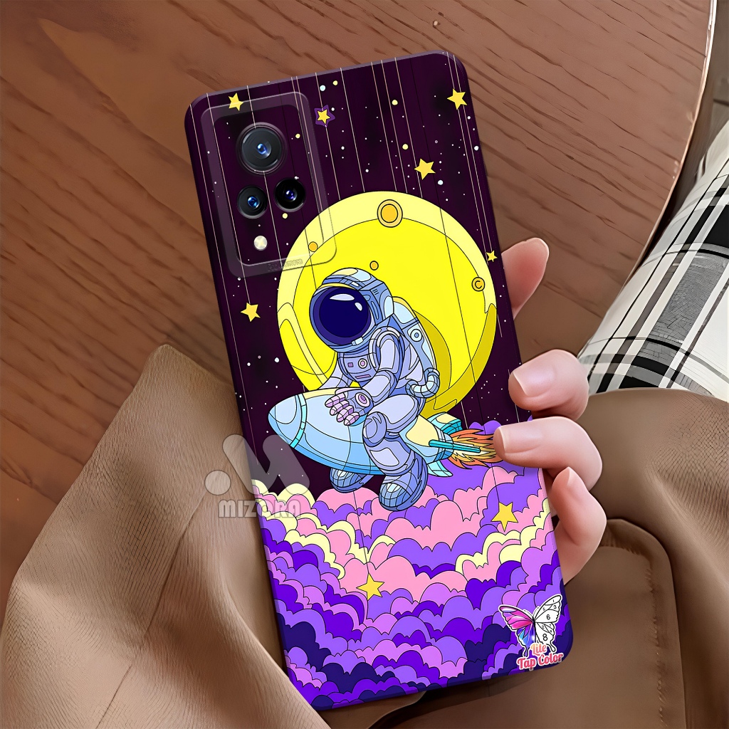 Case Hp VIVO V21 4G / V21 5G Fashion Case Astronot TPU Softcase VIVO V21 4G / V21 5G Terbaru Casing 