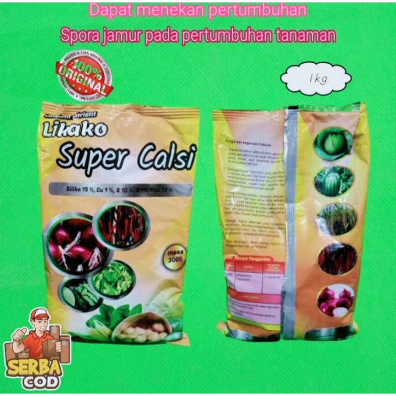 Pupuk Kalsium + silika super calci 1 kg