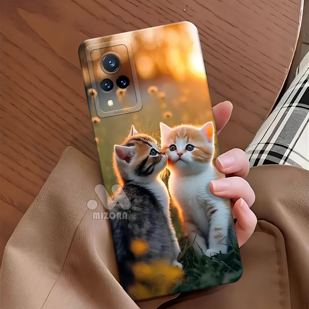 Case Hp VIVO V21 4G / V21 5G Fashion Case Kucing TPU Softcase VIVO V21 4G / V21 5G Terbaru Casing VI