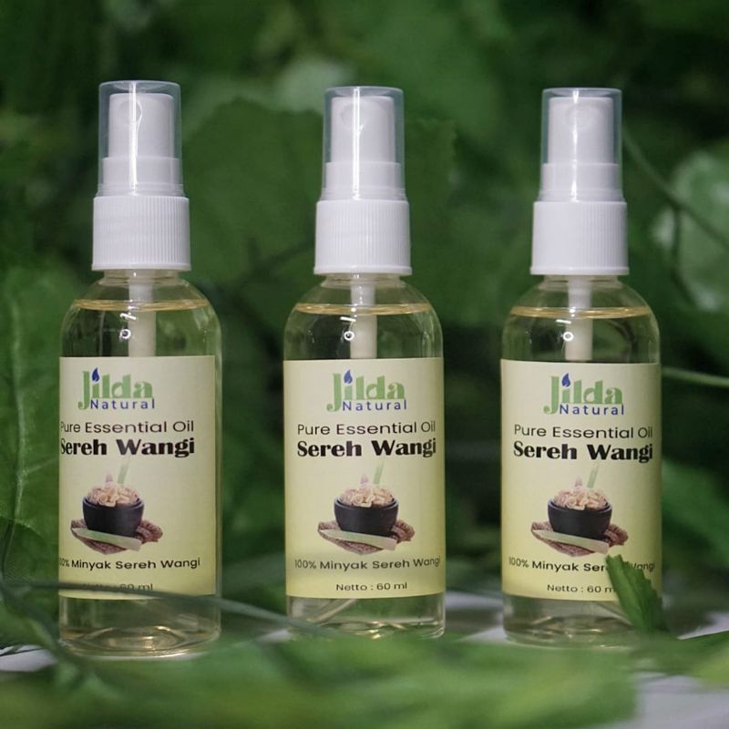 Jilda Natural Pure Essential Oil Sereh Wangi 60ml
