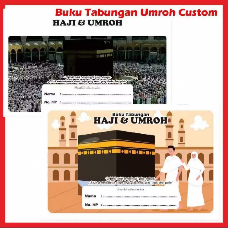 

Tabungan umrah dan haji custom isi 20 halaman