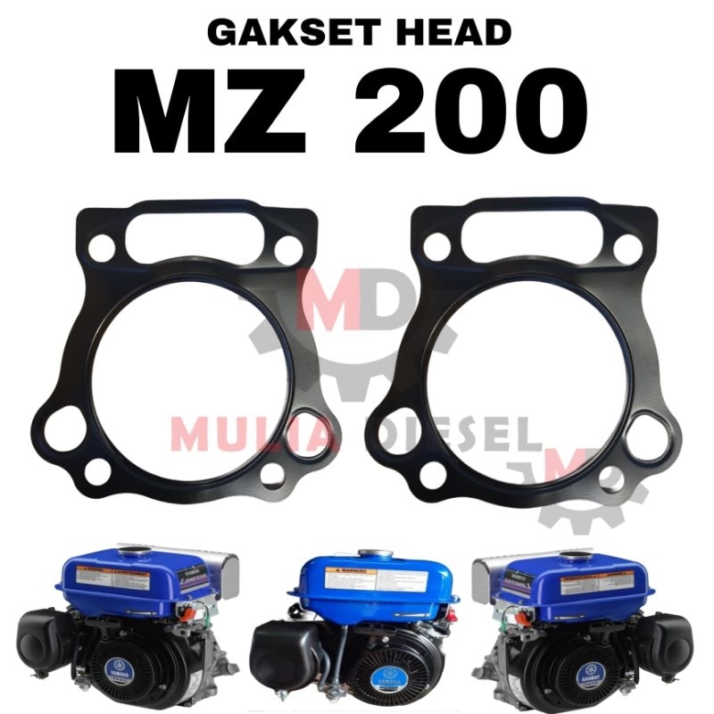 Gasket Head Pak Deksel Yamaha Mesin Penggerak MZ200 MZ 200