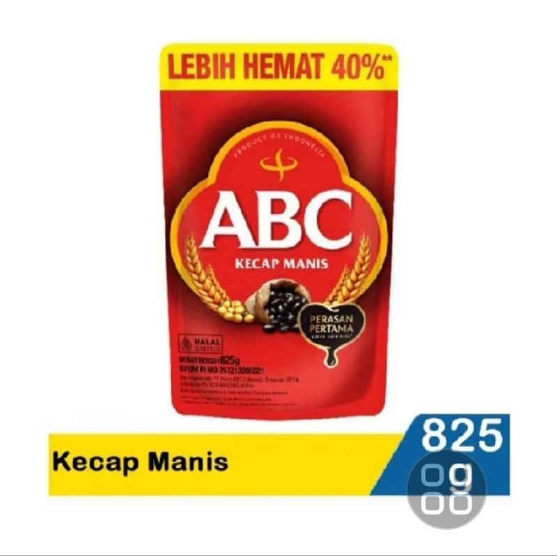 

Kecap Manis ABC Refill 825ml