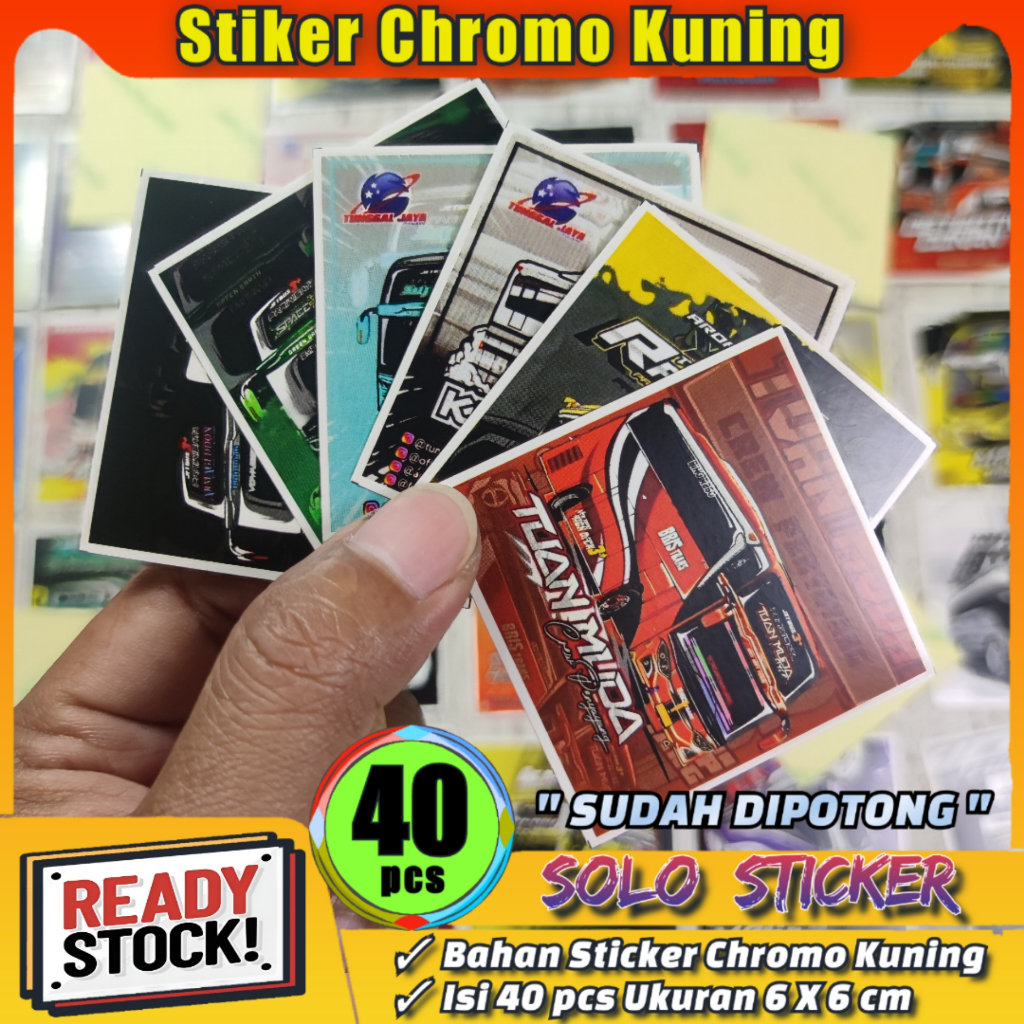 

Stiker Bus Basuri Kotak Isi 40 pcs SUDAH DIPOTONG Bahan Chromo Kuning Anti Air