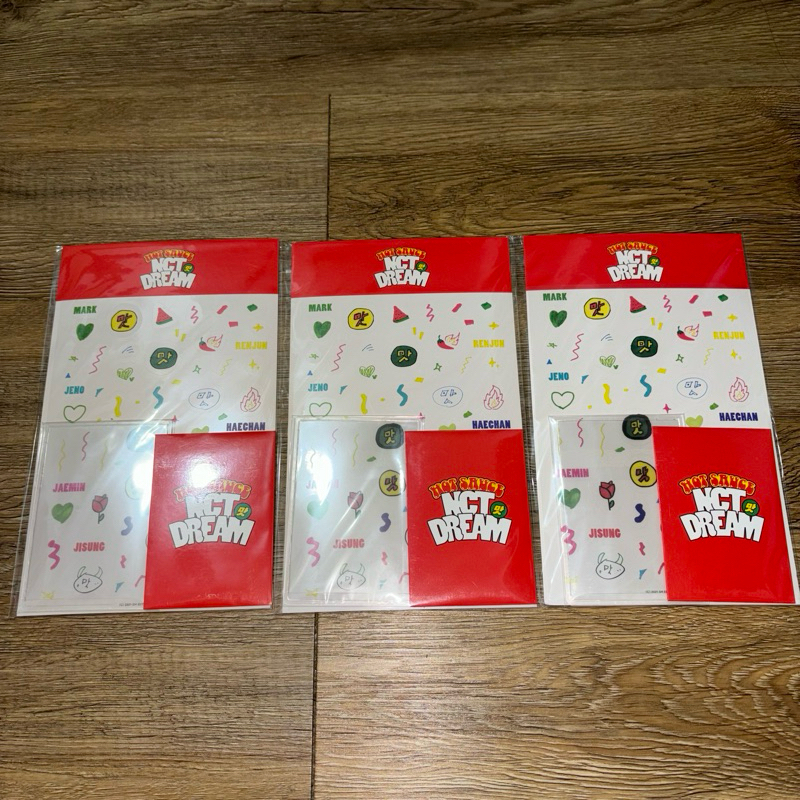 [SEALED] nct dream hot sauce photo card deco set