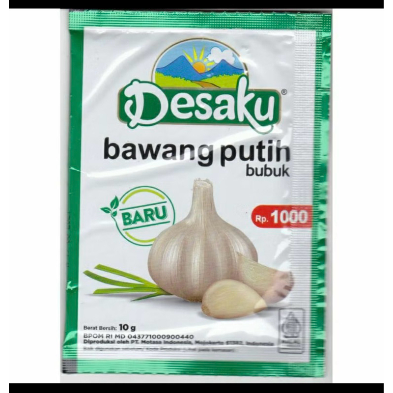 

Desaku Bawang Putih Bubuk 6gr x 12pcs