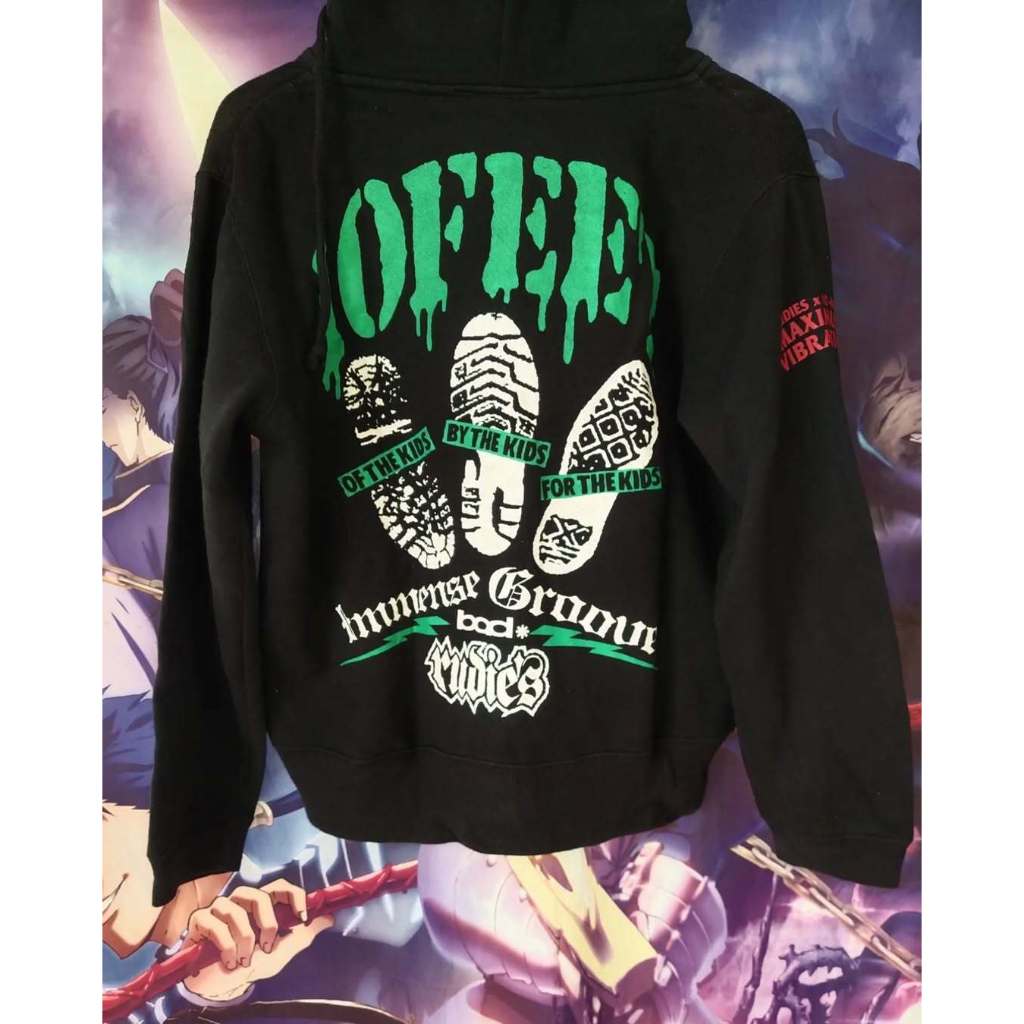 10-Feet x Rudies Immense Groove Official Band Hoodie Jaket Original Second Merch Japan Korea Brand V