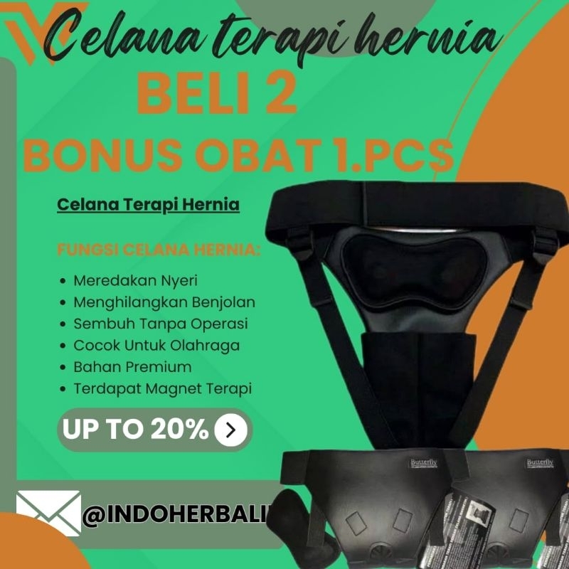 Celana Hernia Magnetic Butterfly Original Ampuh Obati Hernia