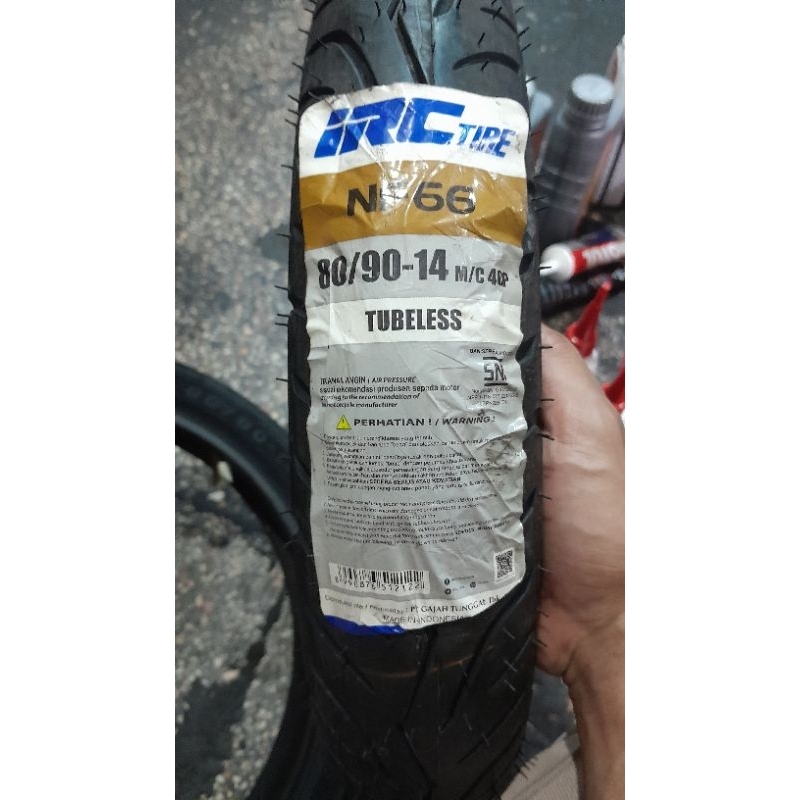 IRC 80/90-14 Tubeless