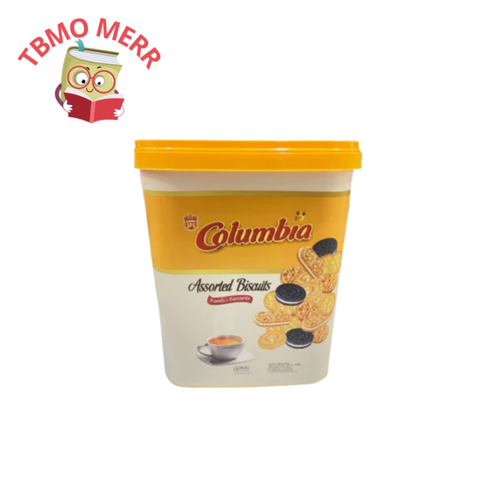 Columbia Biskuit Aneka Rasa Assorted Segi 600GR - Biskuit Lebaran