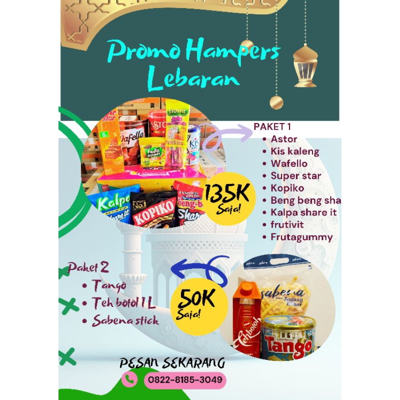 

Paket parcel lebaran Hemat 50ribu | Parcel lebaran