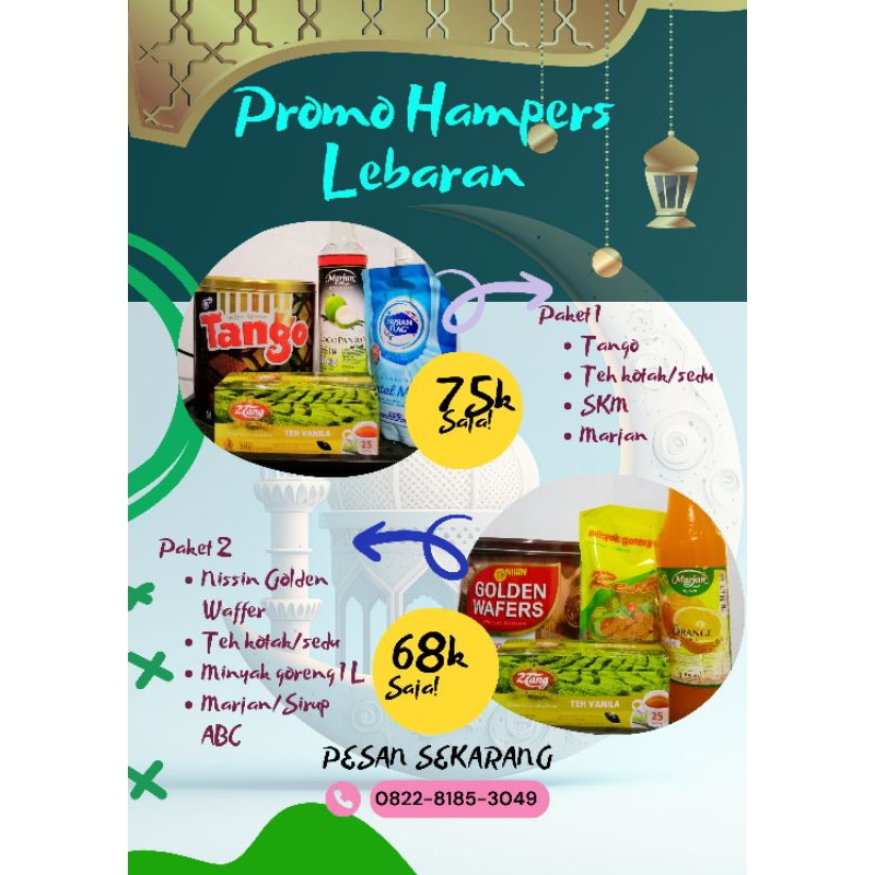 

Paket hampers lebaran hemat | parcel lebaran sembako