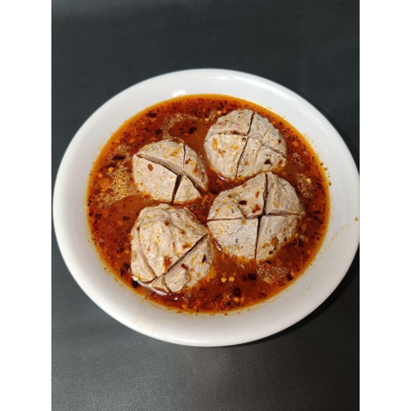 

BASO IKAN SINAR BAHARI CHILI OIL (Baso Besar 4 Butir)