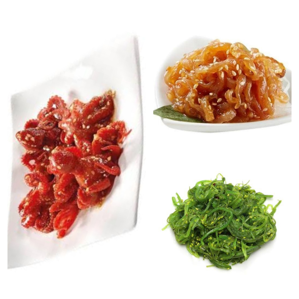 

Chuka idako 2kg / chuka wakame 2kg / chuka kurage 1kg