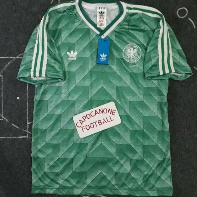 BAJU JERSEY Jerman Germany RETRO 1990 1991 1992 1993 90 91 92 93 AWAY Blokecore skena Full celana na