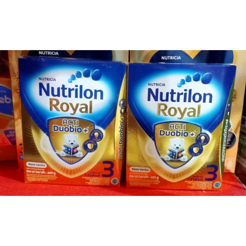 

Nutrilon royal 3 madu/vanila 400gr exp 11/25