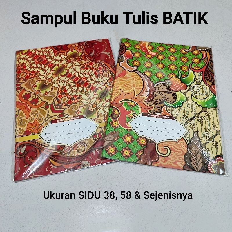 

1 Pak Sampul Buku Tulis Batik Isi 20 Lembar SQUEEZY ( Ukuran SIDU 38, 58 )