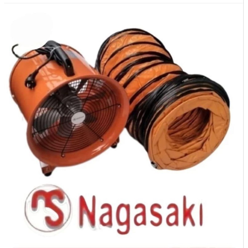 Kipas Blower ventilator Portable 16 inch NAGASAKI + Selang 5 meter