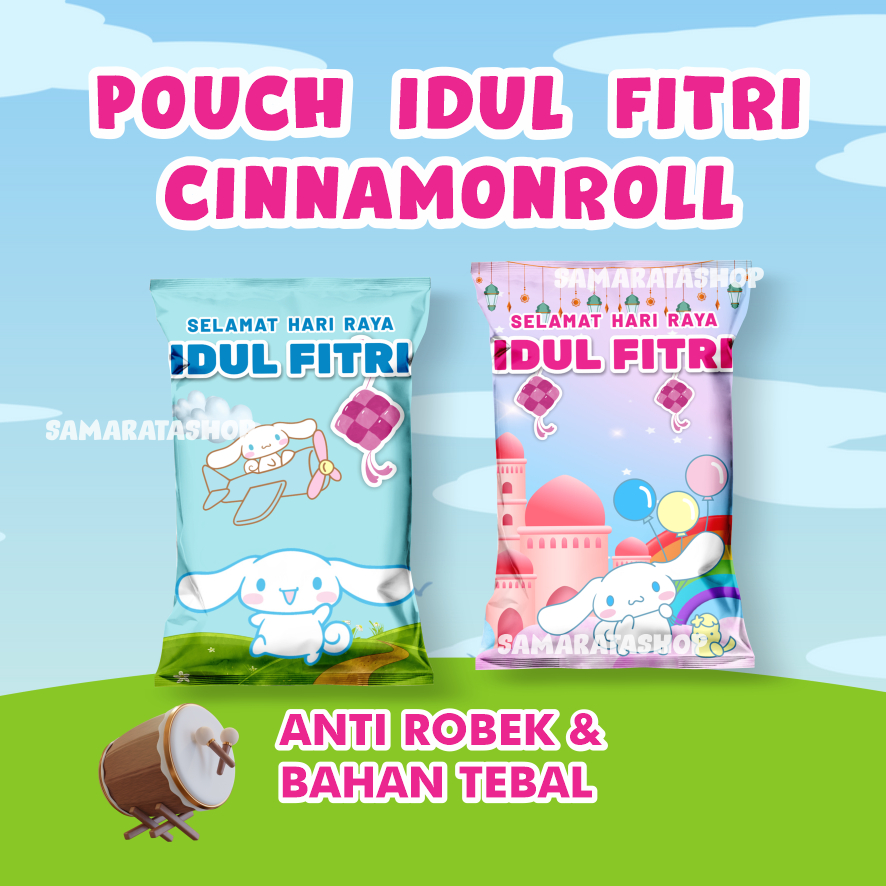 

Cinnamonroll Idul Fitri Giant Pouch Snack Hampers Kemasan Jumbo Hadiah Snack Eid Mubarak