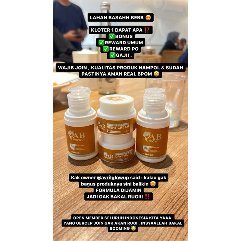 paket gold Premium Booster Ab Glow Up BPOM