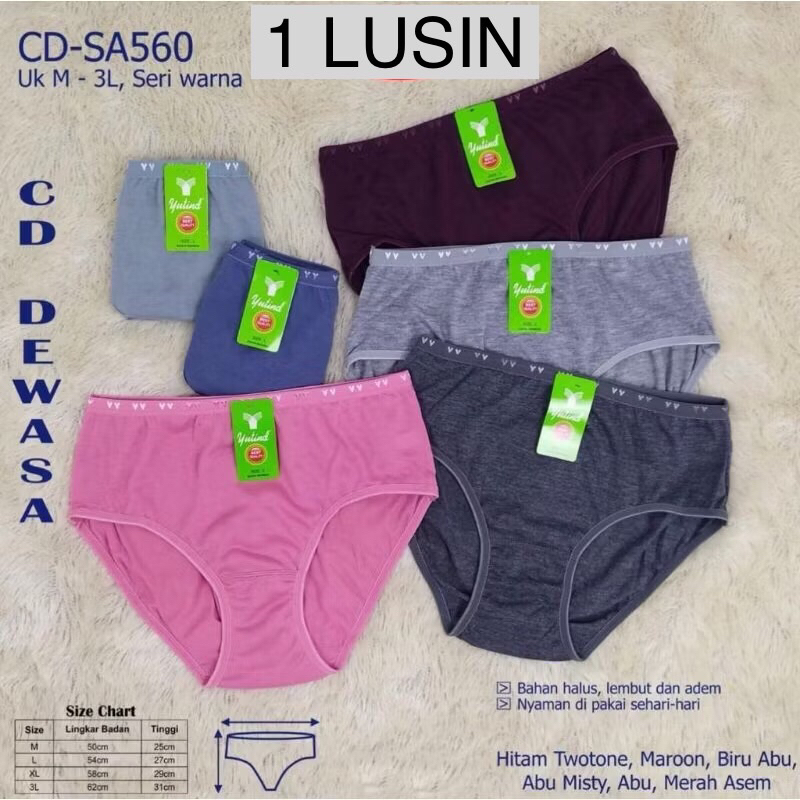 PROMO[COD] 1 Lusin celana dalam wanita / celana dalam wanita dewasa / cd wanita dewasa / cd remaja w