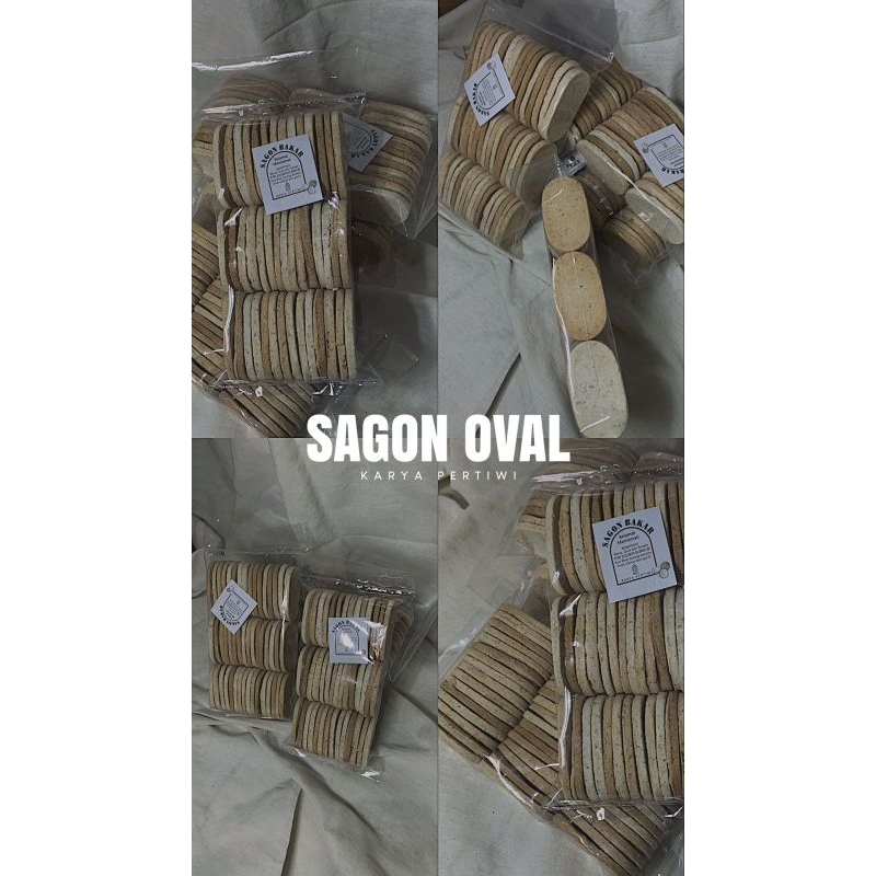 

KUE SAGON OVAL KARYA PERTIWI/ KUE SAGON KELAPA BAKAR